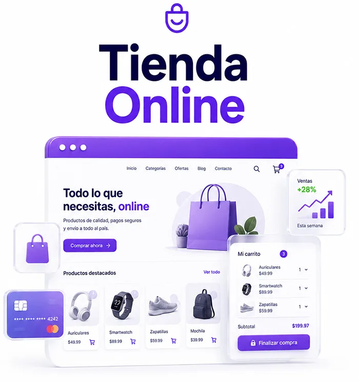 Tienda online y catálogo virtual para promociones y pedidos